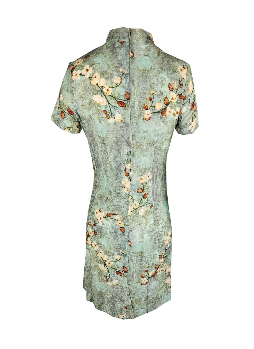 1240088 Mandarin Collar Cheongsam