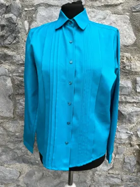 80s blue shirt uk 8-10