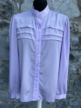 80s lilac blouse uk 10-12