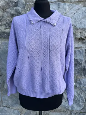 80s purple jumper uk 12-14