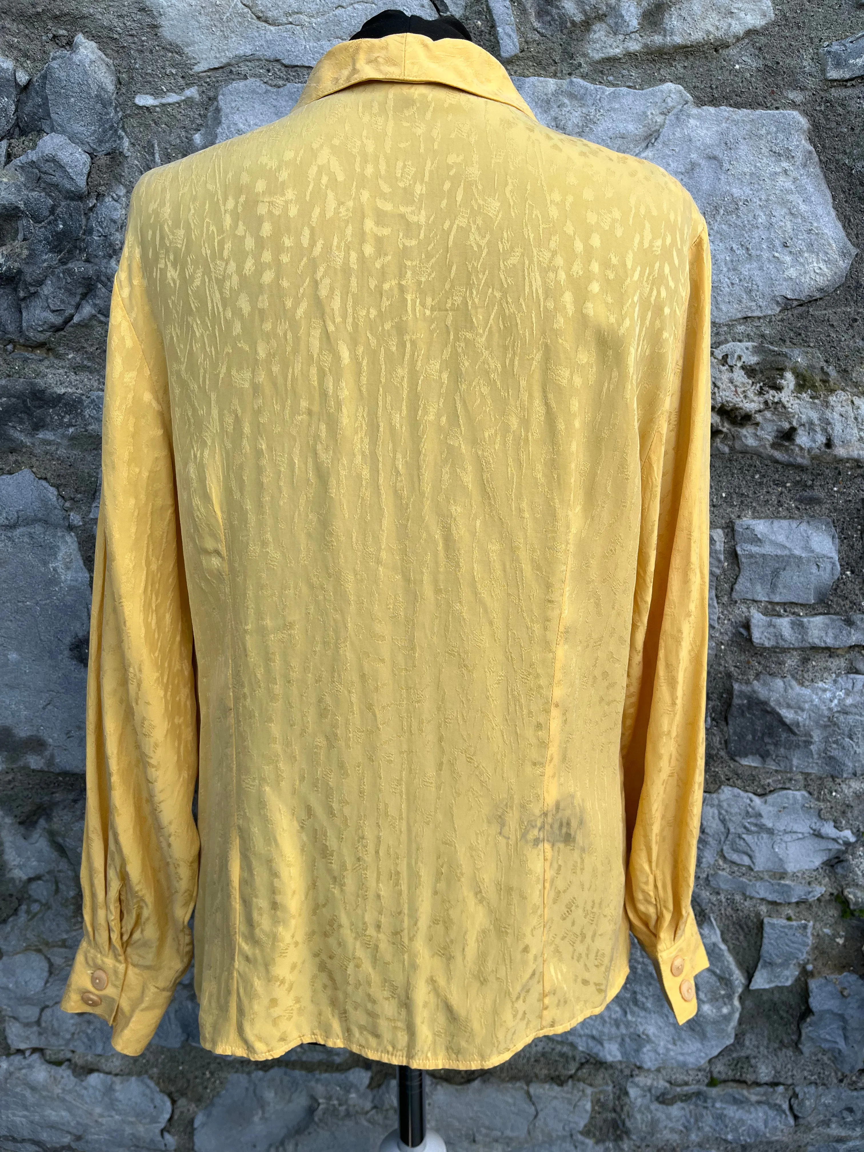 80s yellow shirt uk 10-12