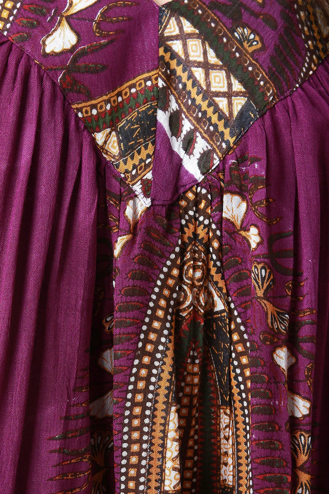 African Dashiki Print V-neck Dress