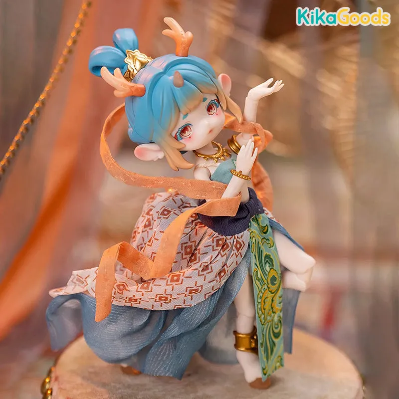 Antu China Dunhuang Nine Colored Deer Series Action Figure BJD Blind Box