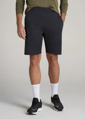 A.T. Performance Engineered Athletic Shorts for Tall Men in Charcoal Mix