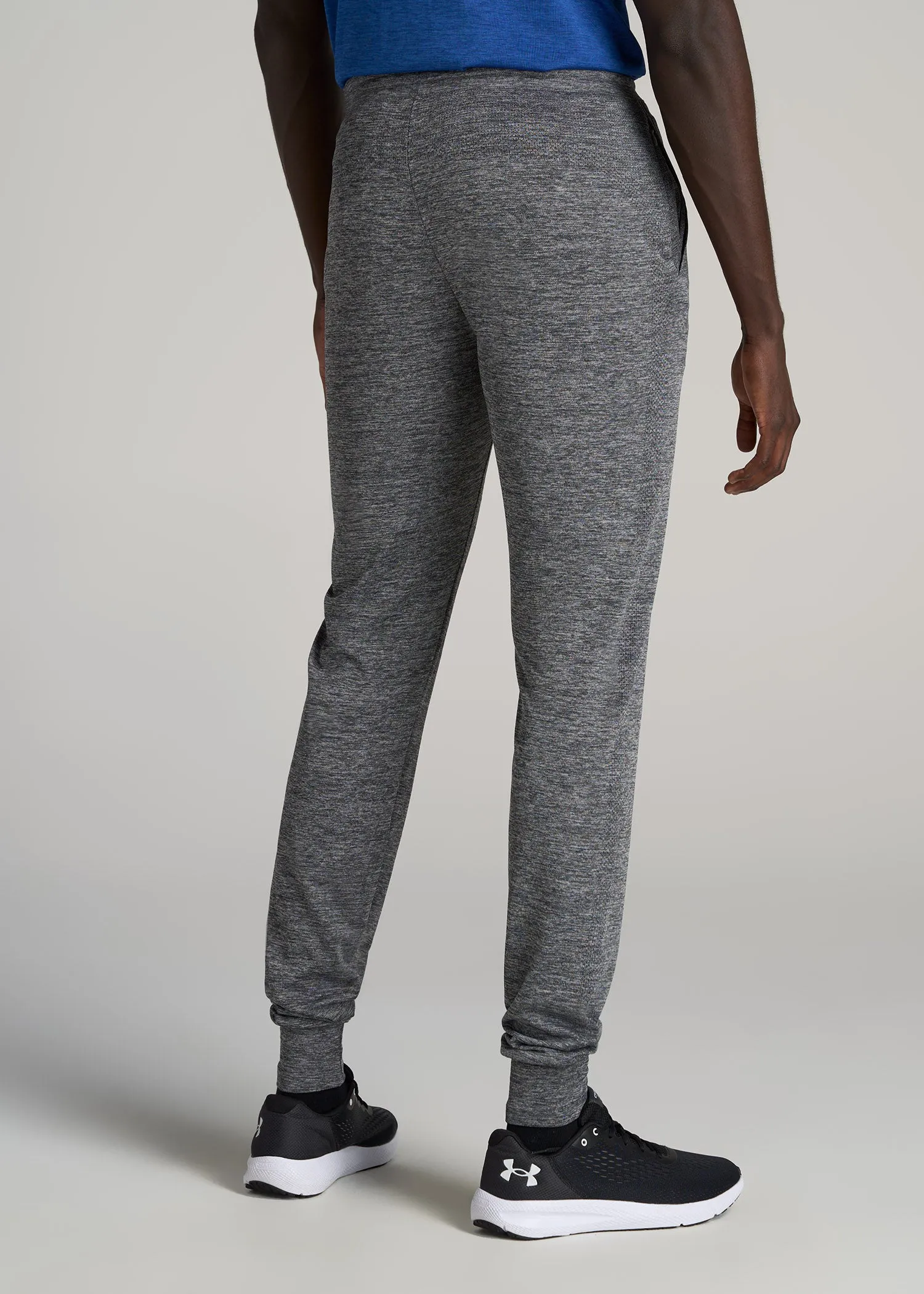 A.T. Performance Engineered Joggers for Tall Men in Grey Mix