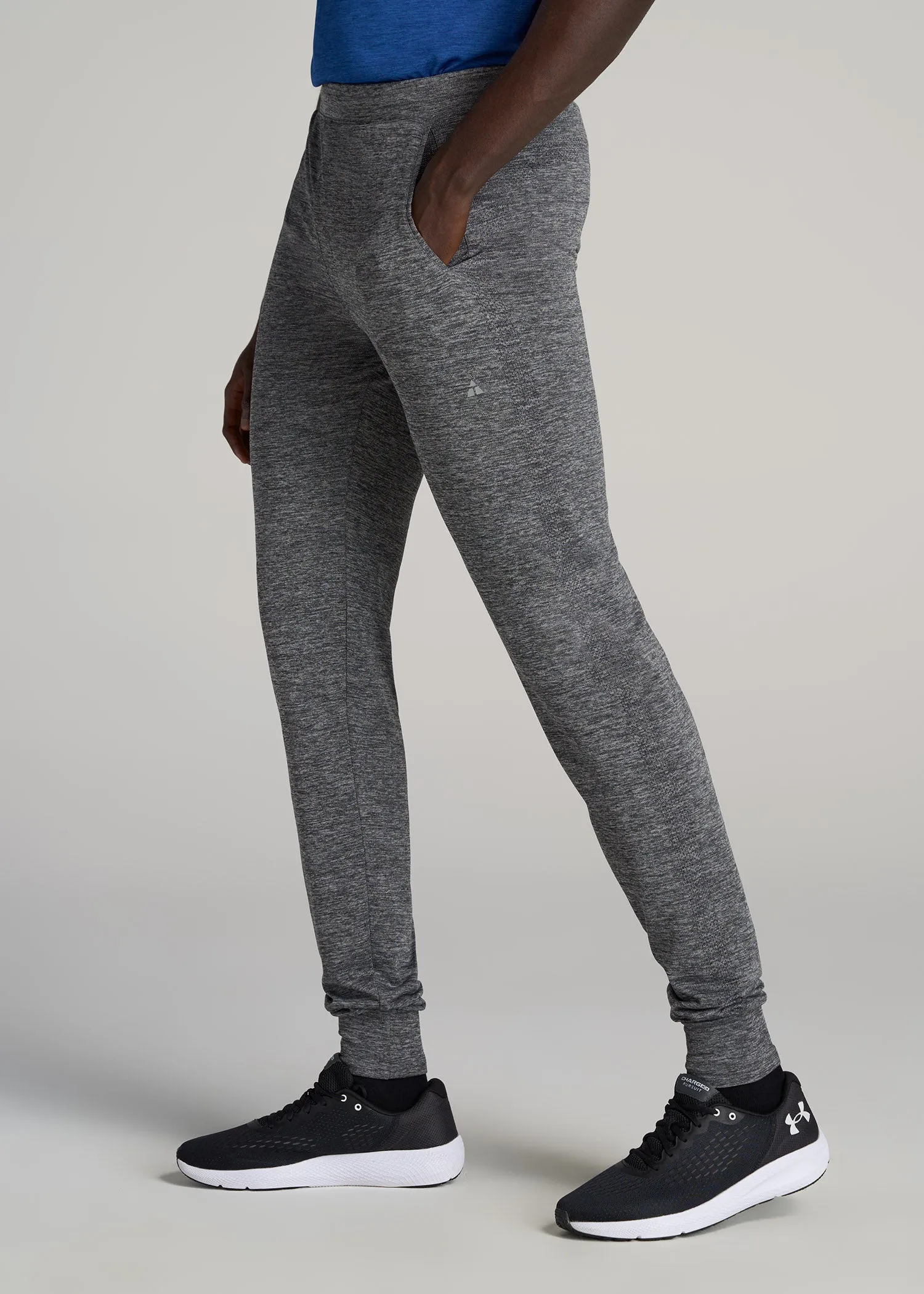 A.T. Performance Engineered Joggers for Tall Men in Grey Mix