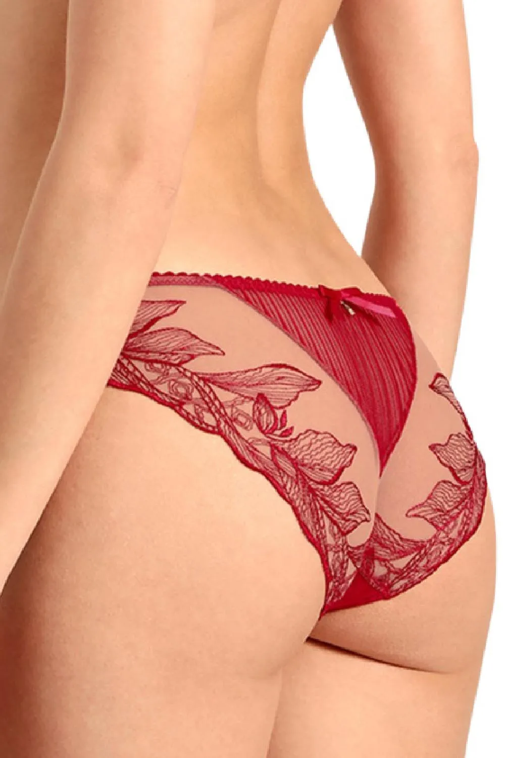 Aubade Fleur de Tattoo Brief, Rouge (TB27)