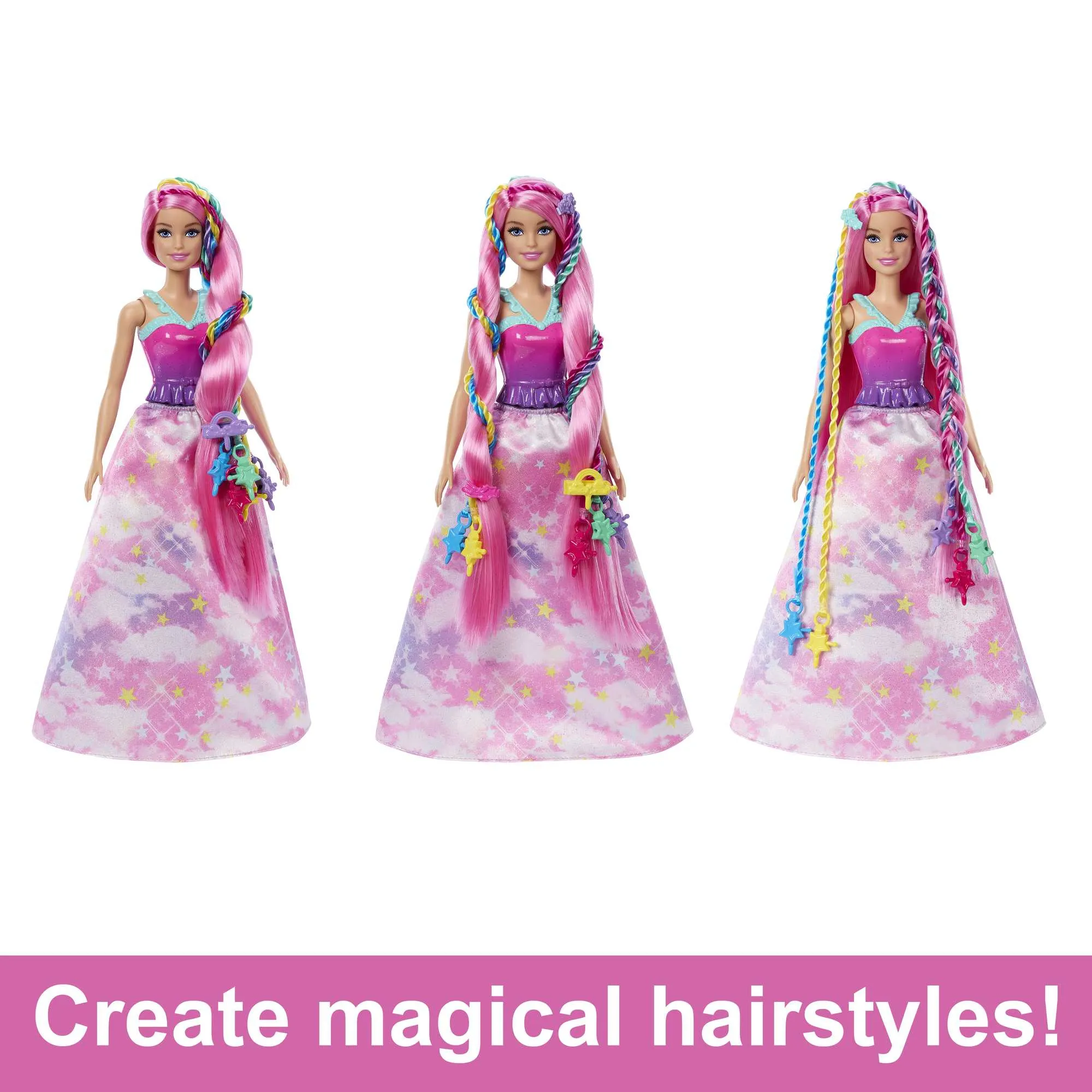 Barbie Dreamtopia Twist 'n Style Doll And Hairstyling Accessories Including Twisting Tool