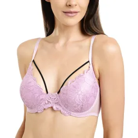 BCBGeneration Women's Satin And Lace Demi Bra 2-Pack