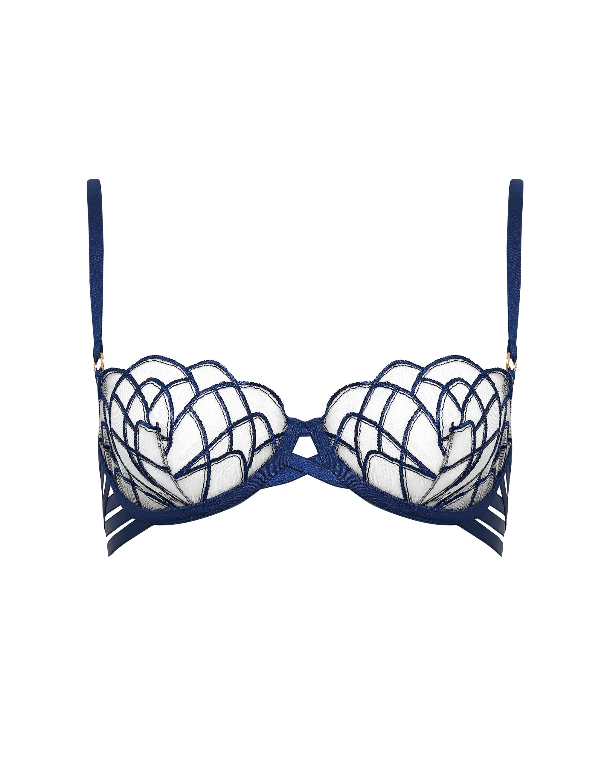 Beatrix ReggisenoBlu Scuro/Trasparente