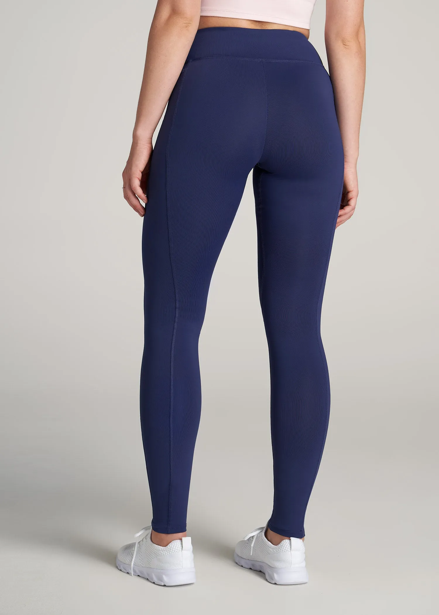 Bella Outer-Pocket Tall Women's Legging in Midnight Blue