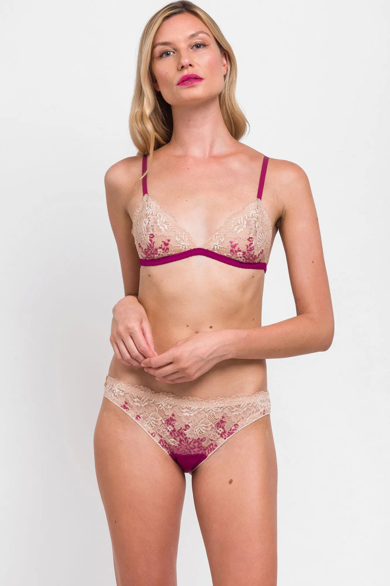 Bougainvillea bralette