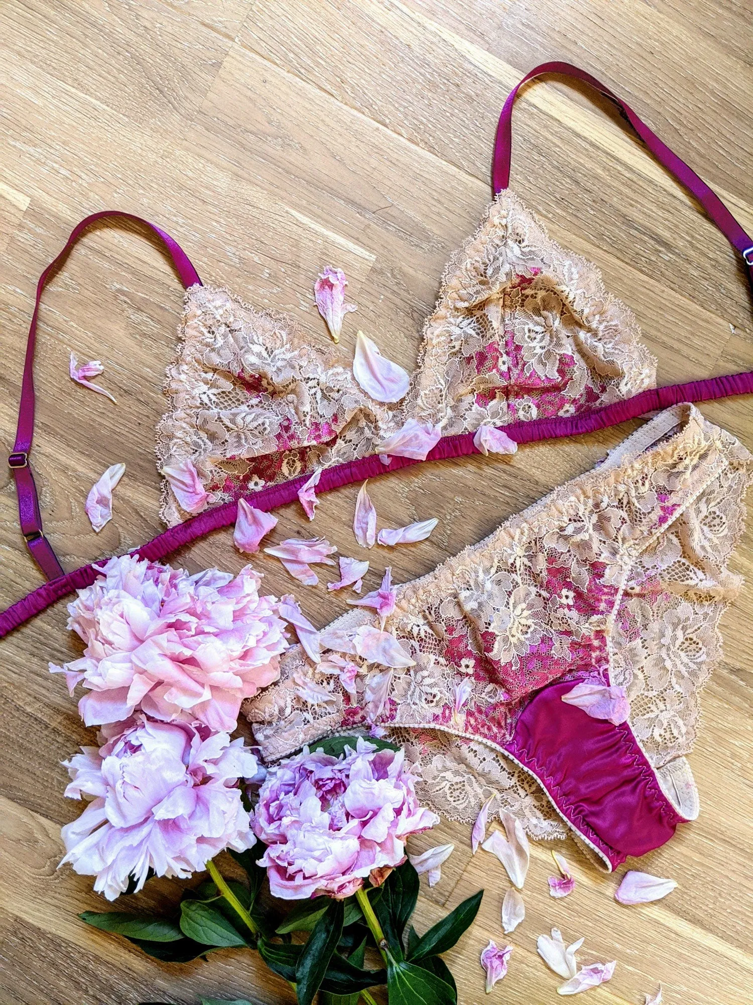 Bougainvillea bralette