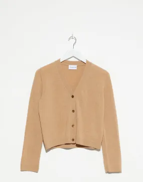 Camel Cashmere Patsy Cardigan