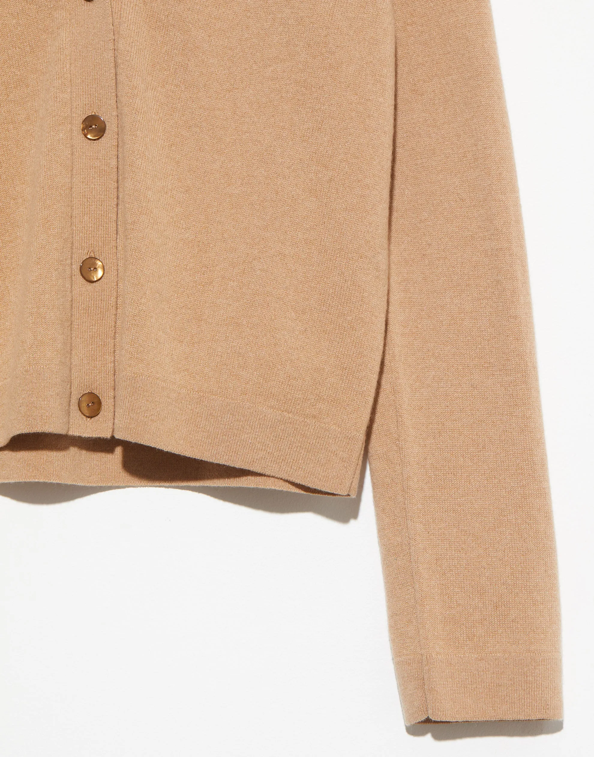 Camel Cashmere Patsy Cardigan