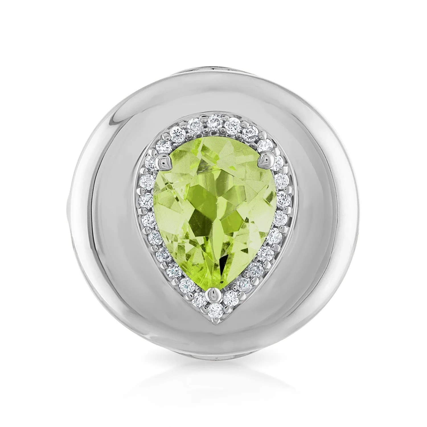 Candy Button Pear Ring