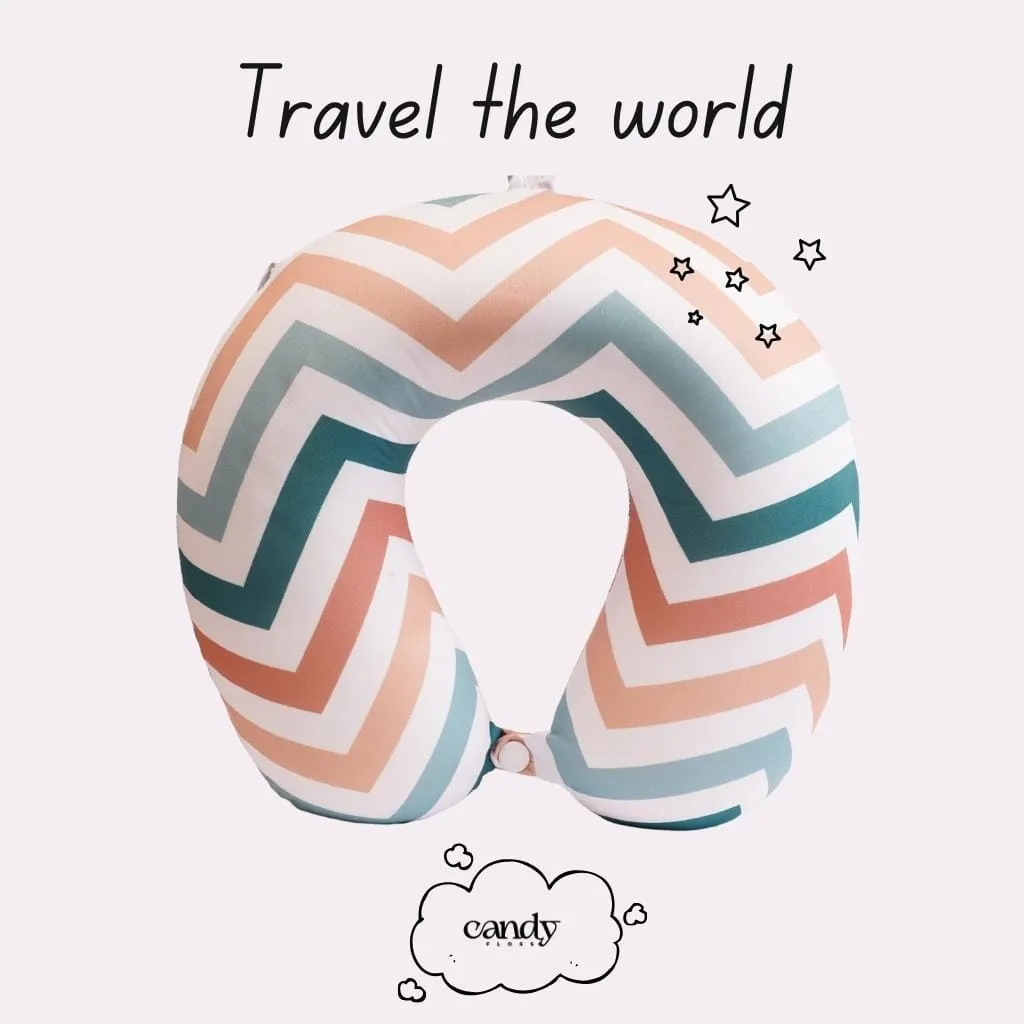 Candy Waves Memory Foam Neck Pillow!