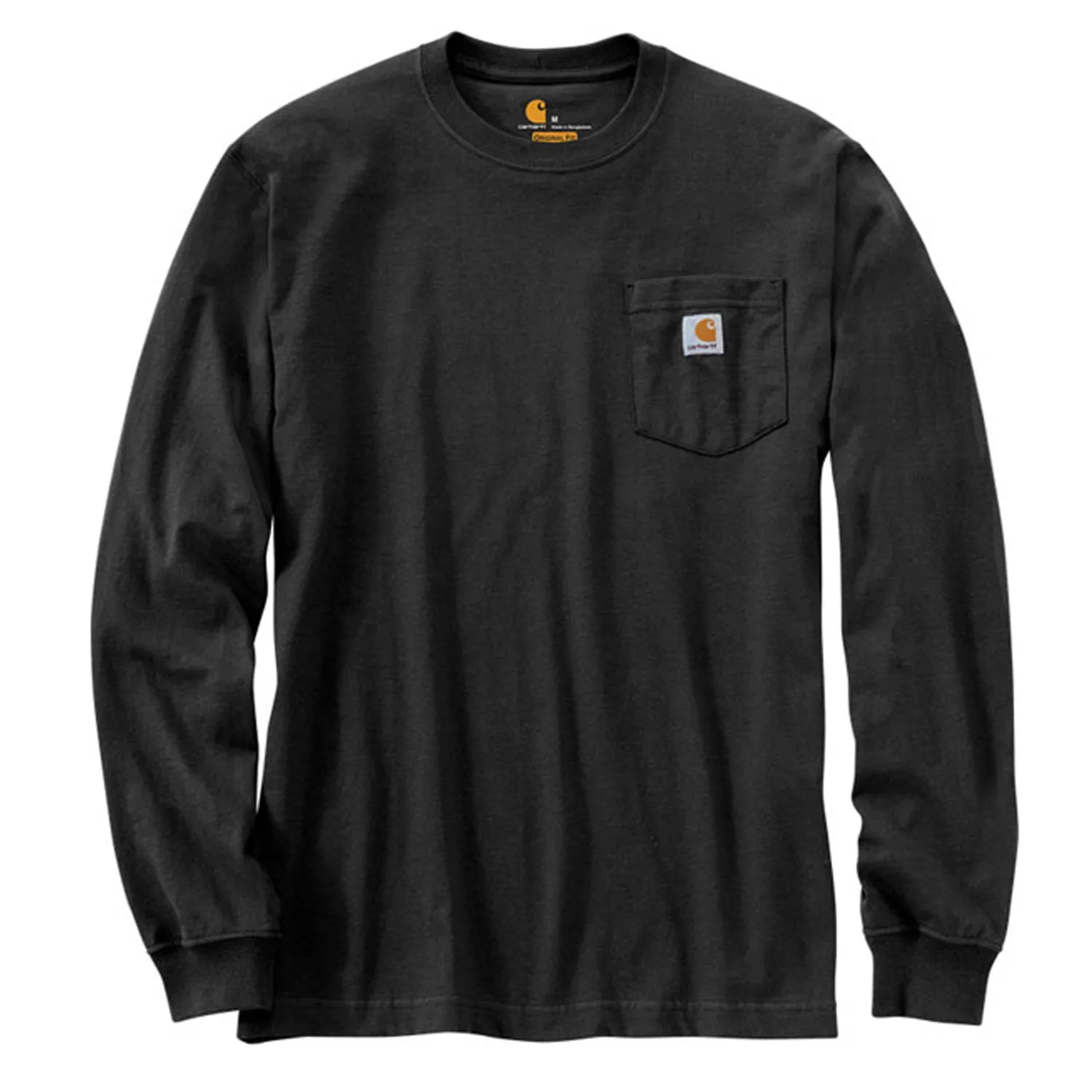 Carhartt Men's Long Sleeve Pocket T-Shirt_Black