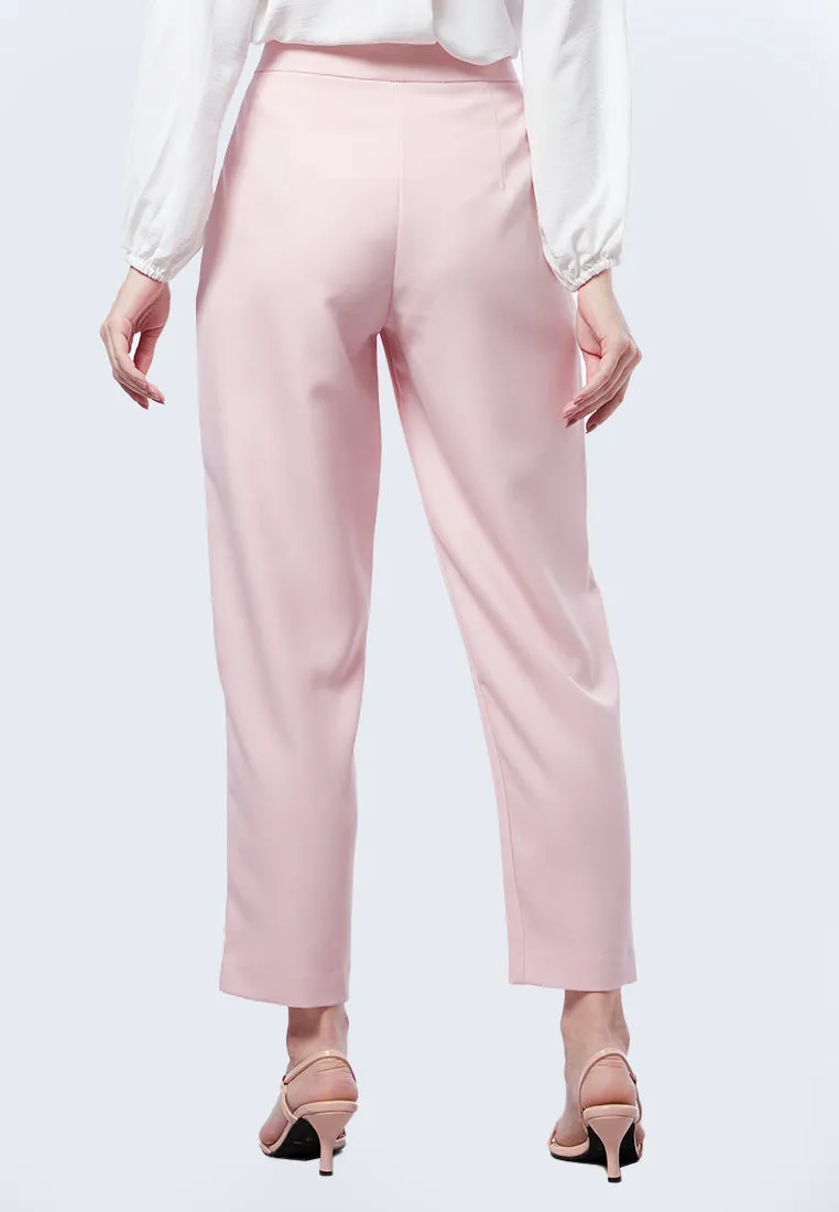 Cigarette Pants with Button Details