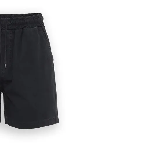 Colorful Standard Short Pants Elastic Organic Cotton Black Unisex