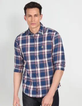 Cotton Check Casual Shirt