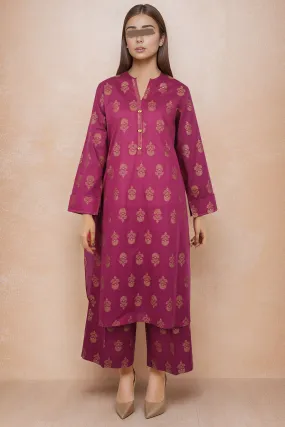 Cotton Jacquard Stitched 2 Piece (Shirt/Trouser)