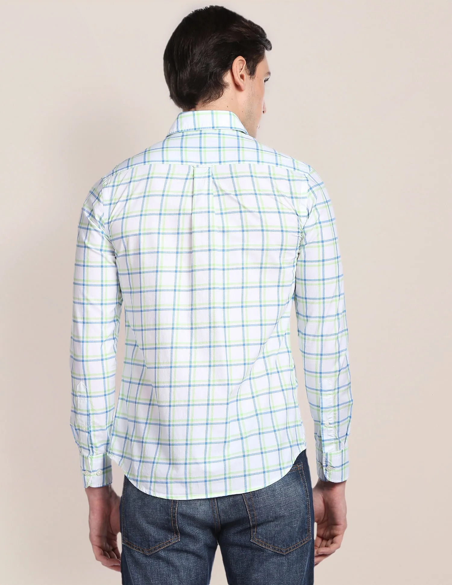 Cotton Tartan Check Shirt