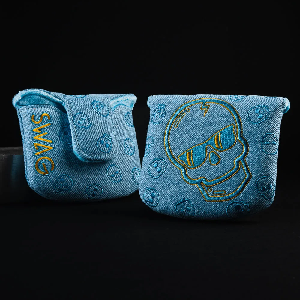 Denim On Denim Skull Mallet Cover