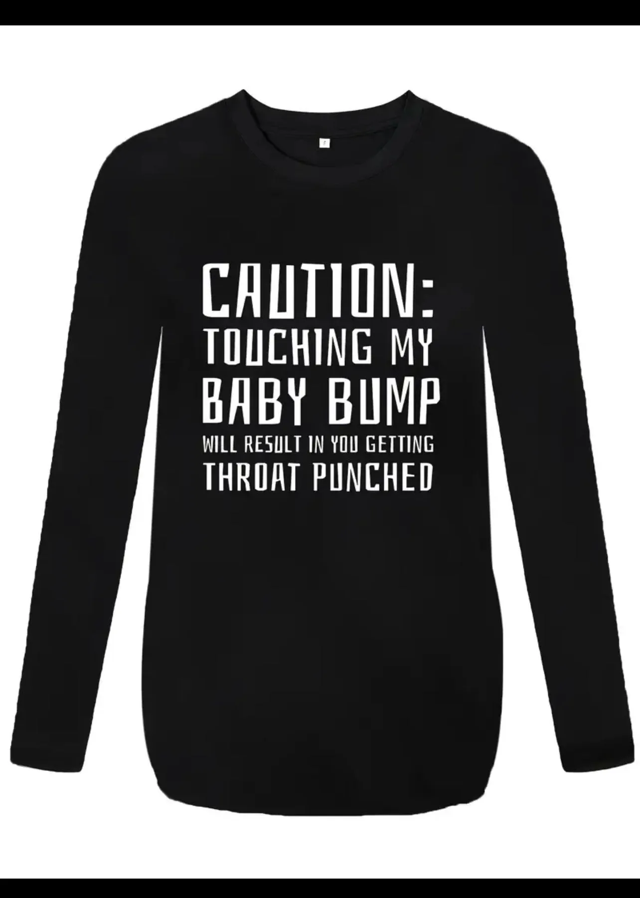 Don’t Touch The Bump, Baby  Bumps Collection Top