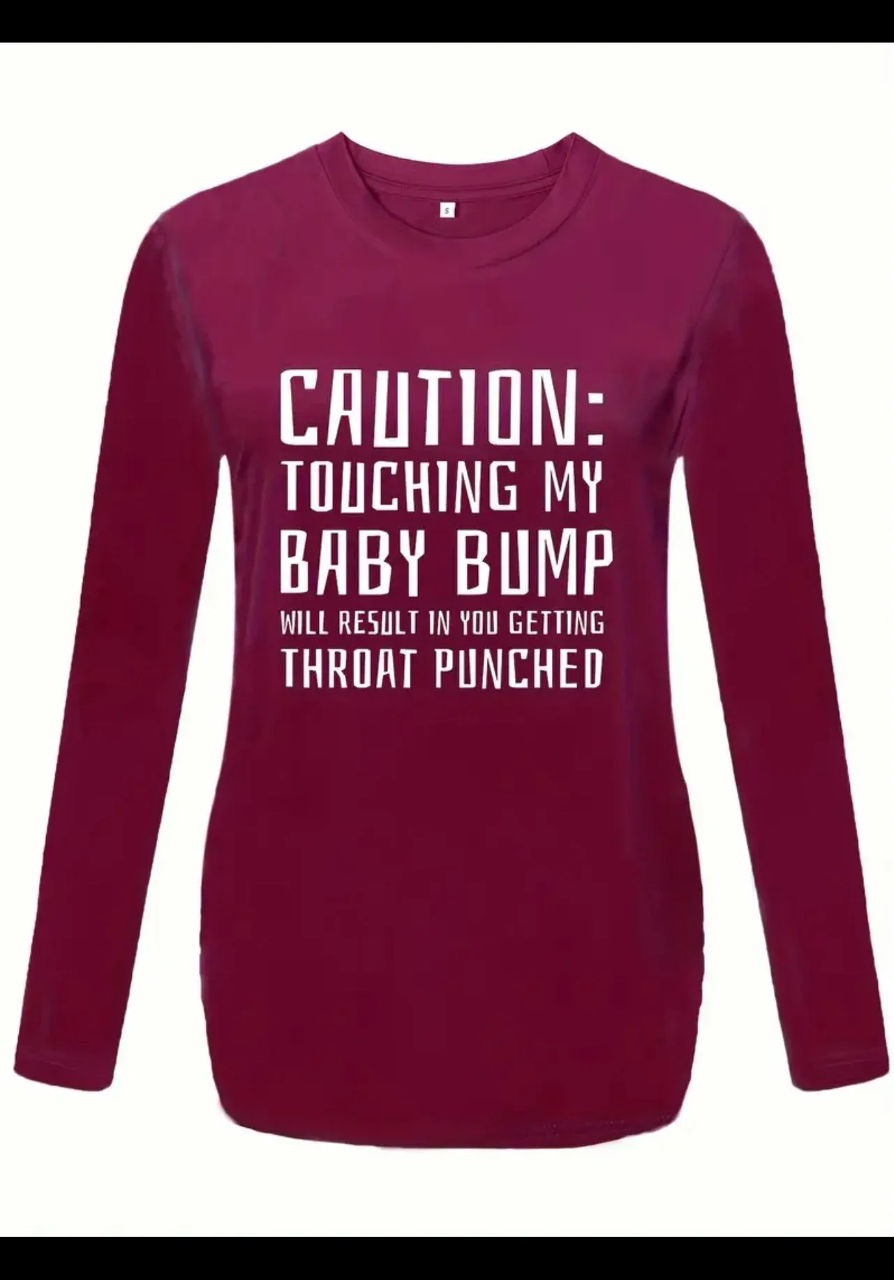 Don’t Touch The Bump, Baby  Bumps Collection Top