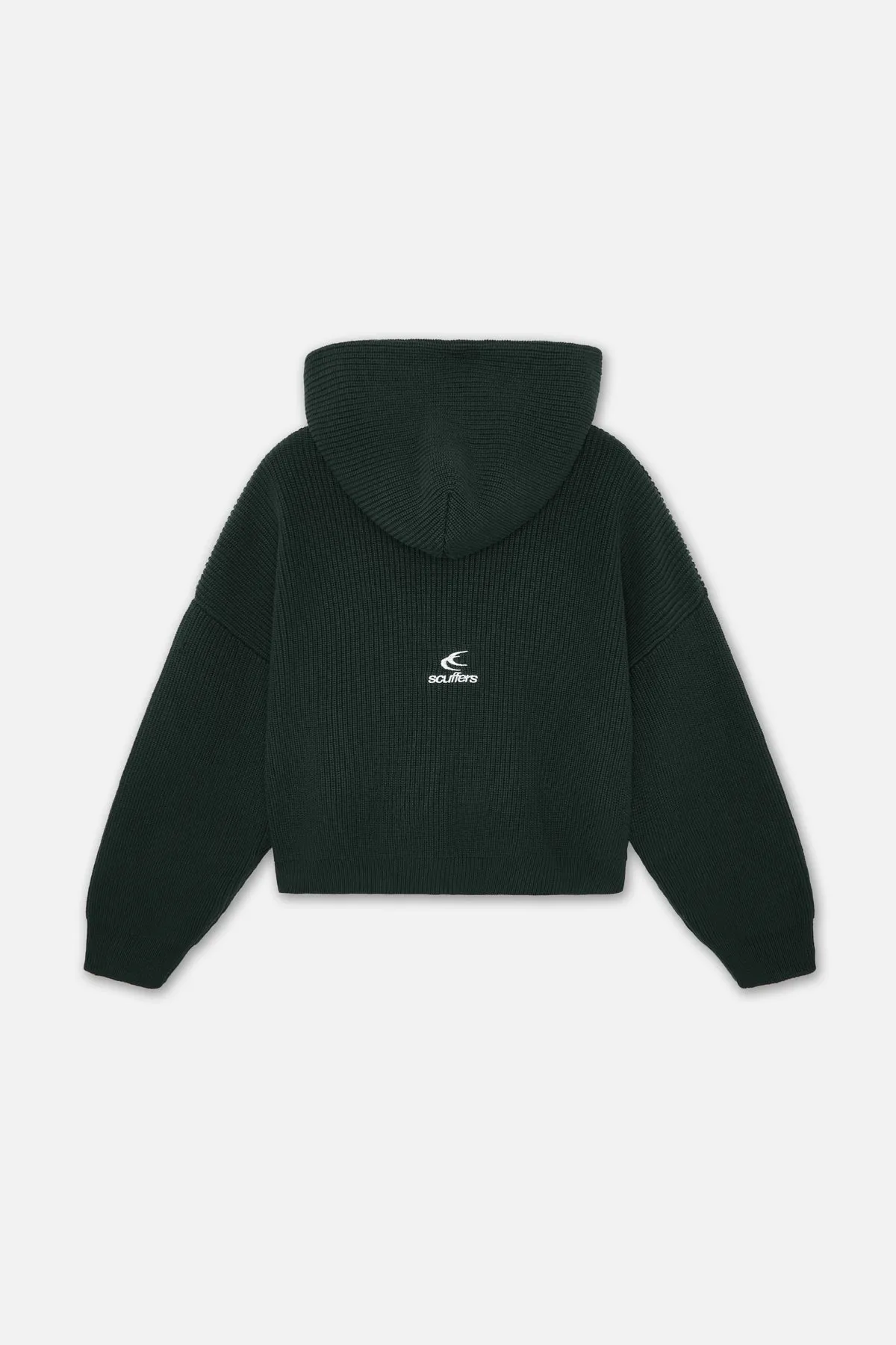 Emblem Green Zipper Knit