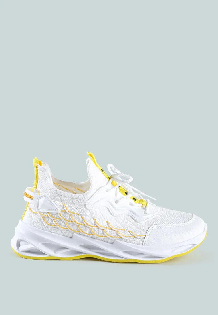 Fish Scale Goovy Running Trainers