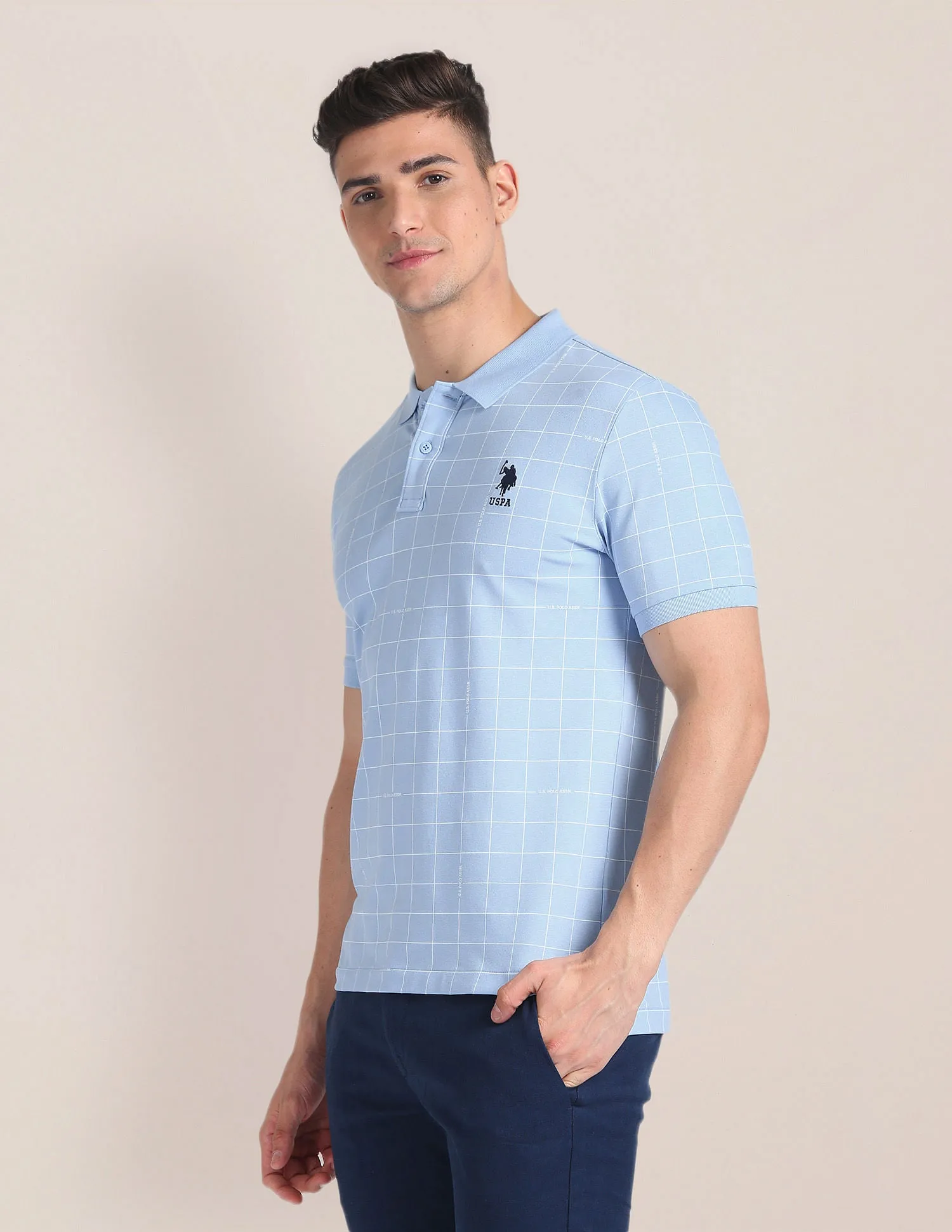 Graph Check Slim Polo Shirt