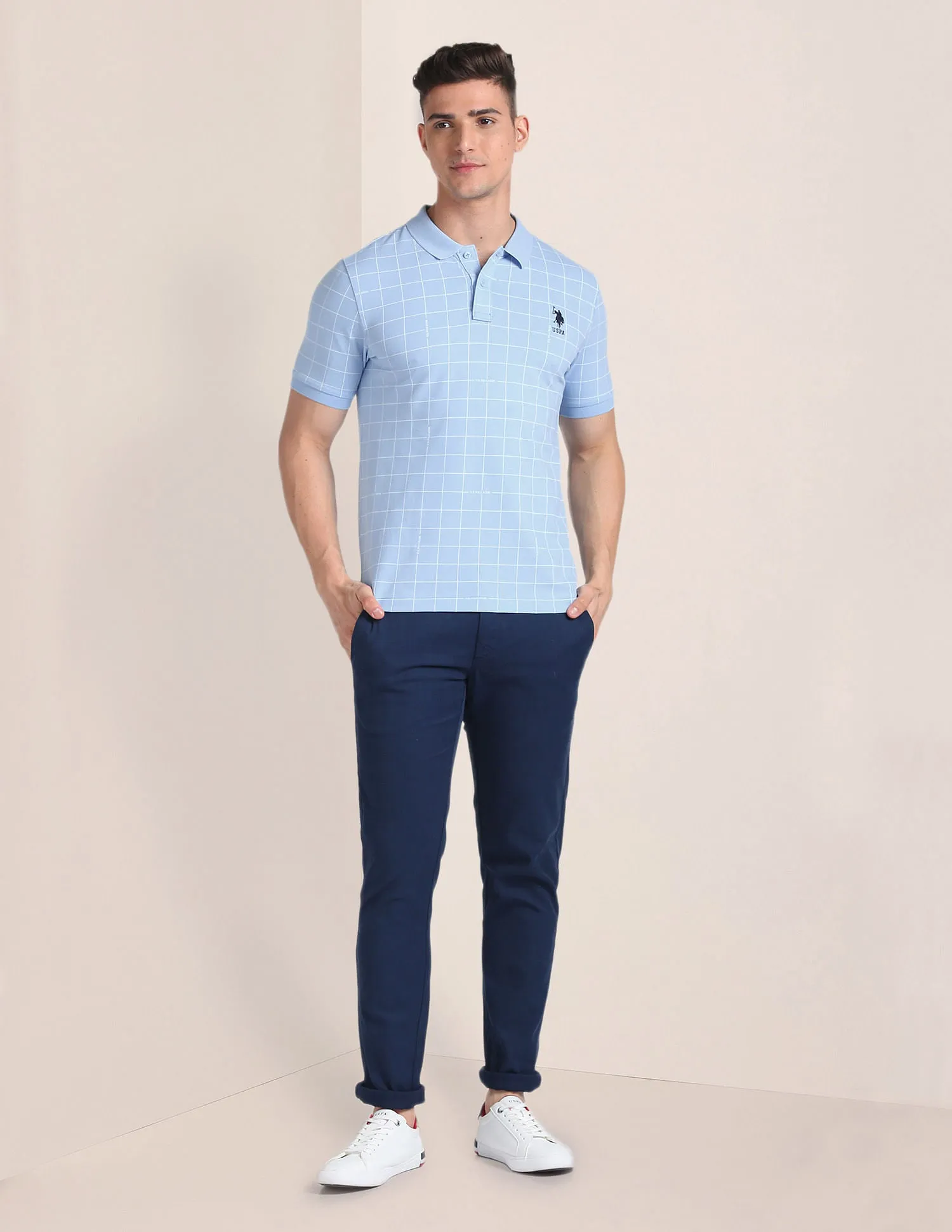 Graph Check Slim Polo Shirt