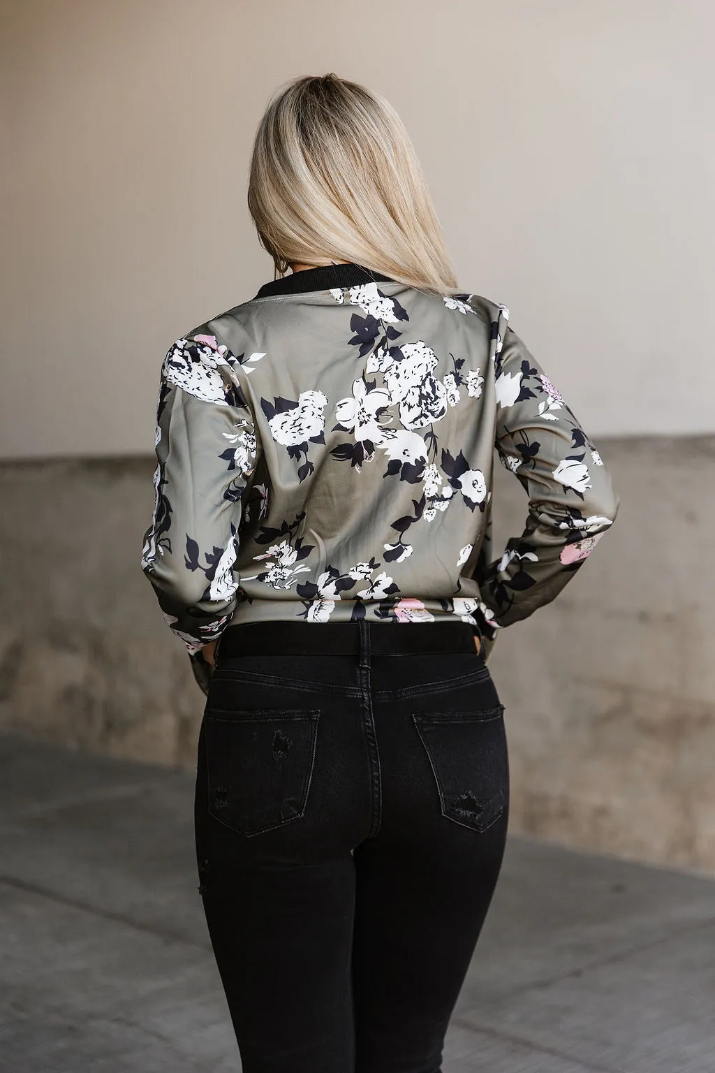 Kait Floral Bomber Jacket