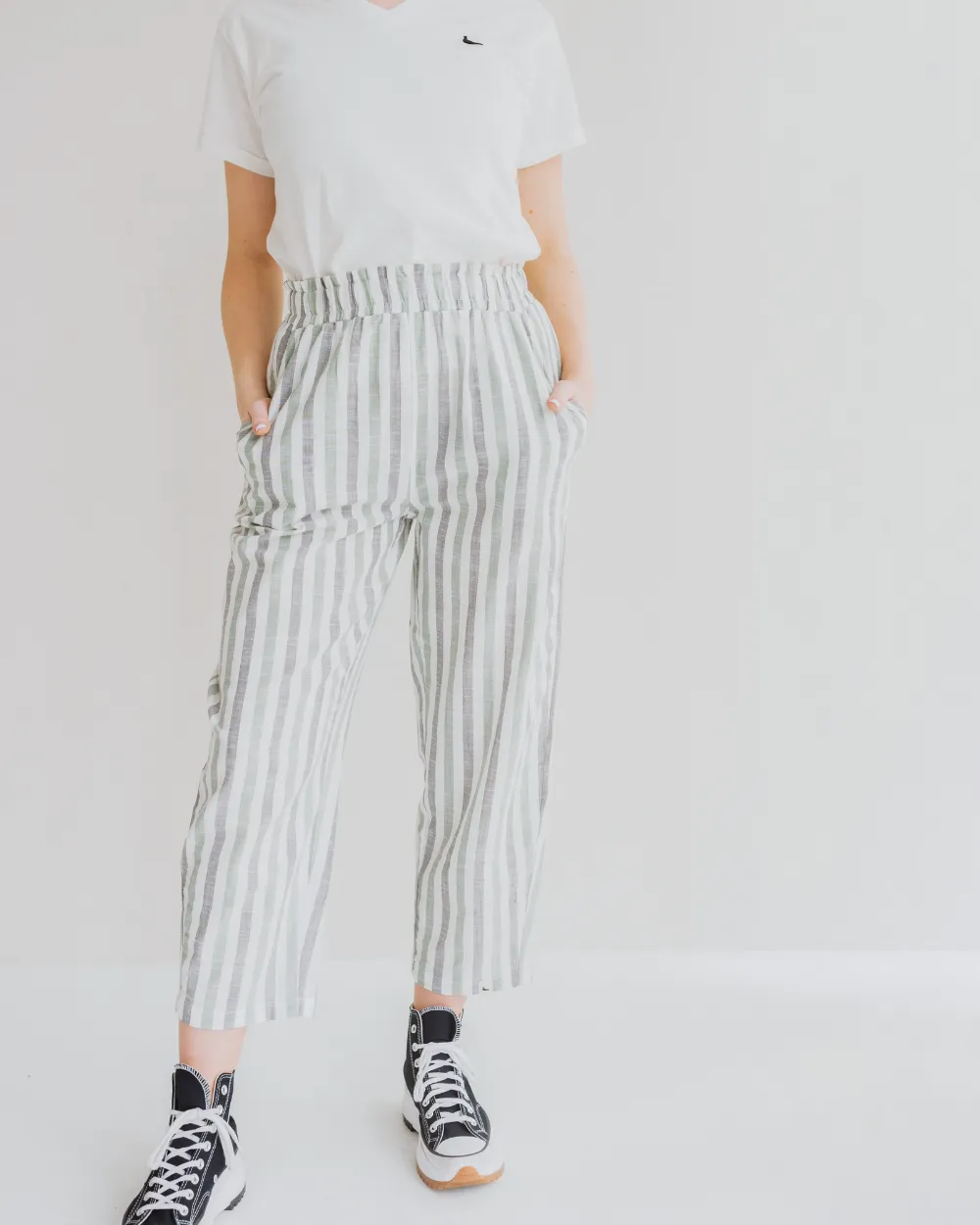 Kate Woven Stripe Trousers