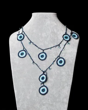 Lariat with Circle Motif -  Evil Eye