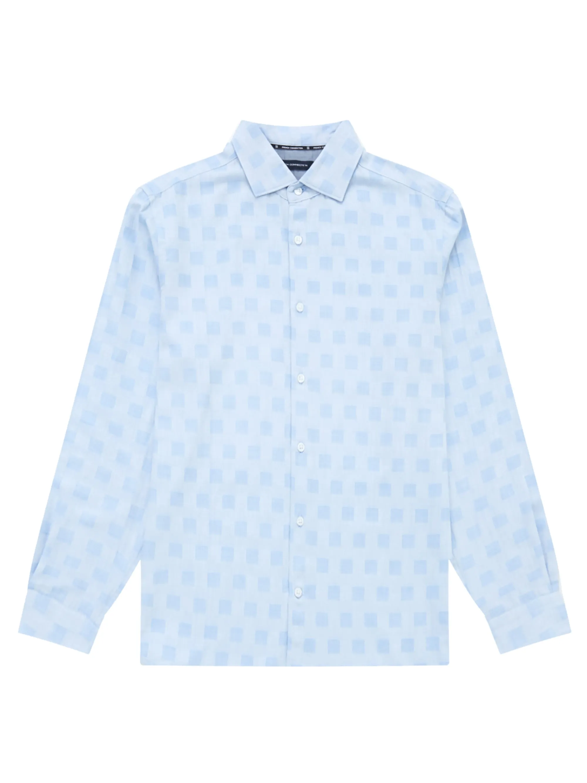 Long Sleeve Tonal Check Shirt