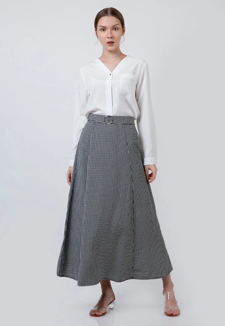 Maxi Gingham Skirt 20D034