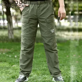 Mens Fast Dry Zip Off Hiking Pants