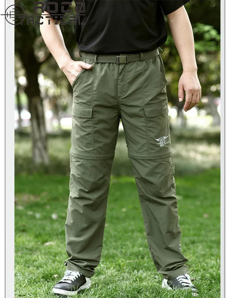 Mens Fast Dry Zip Off Hiking Pants