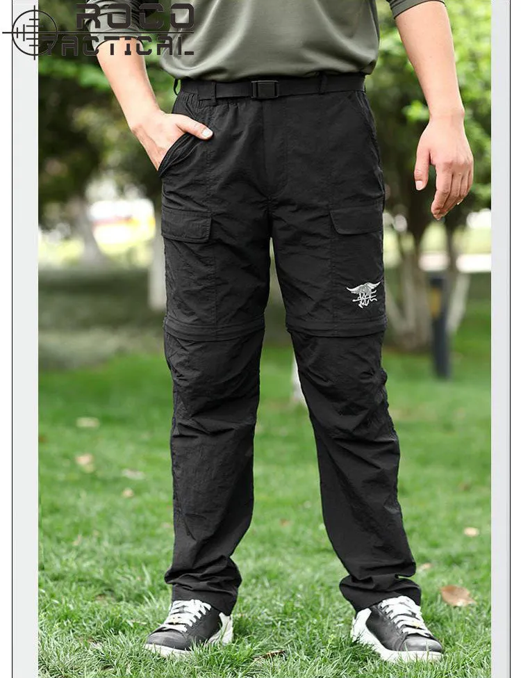 Mens Fast Dry Zip Off Hiking Pants