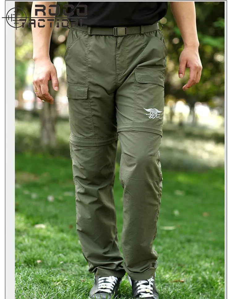 Mens Fast Dry Zip Off Hiking Pants