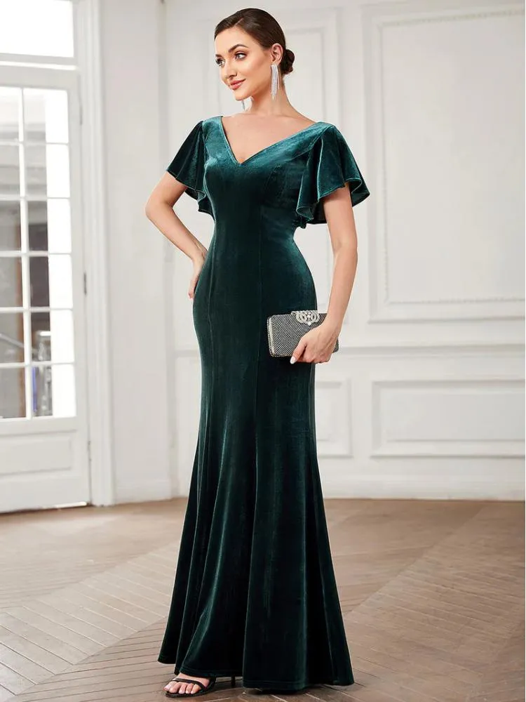 Mermaid Floor Length Gown