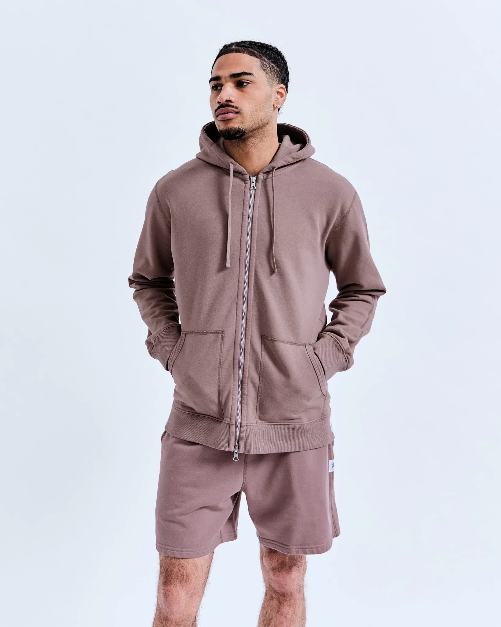 Midweight Terry Classic Full Zip Hoodie - Vault