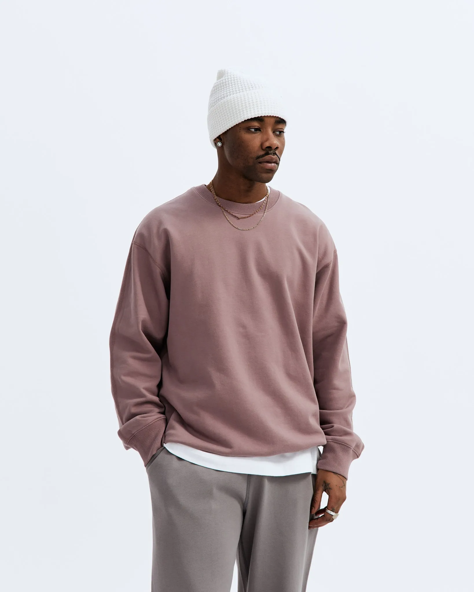 Midweight Terry Relaxed Crewneck - Vault