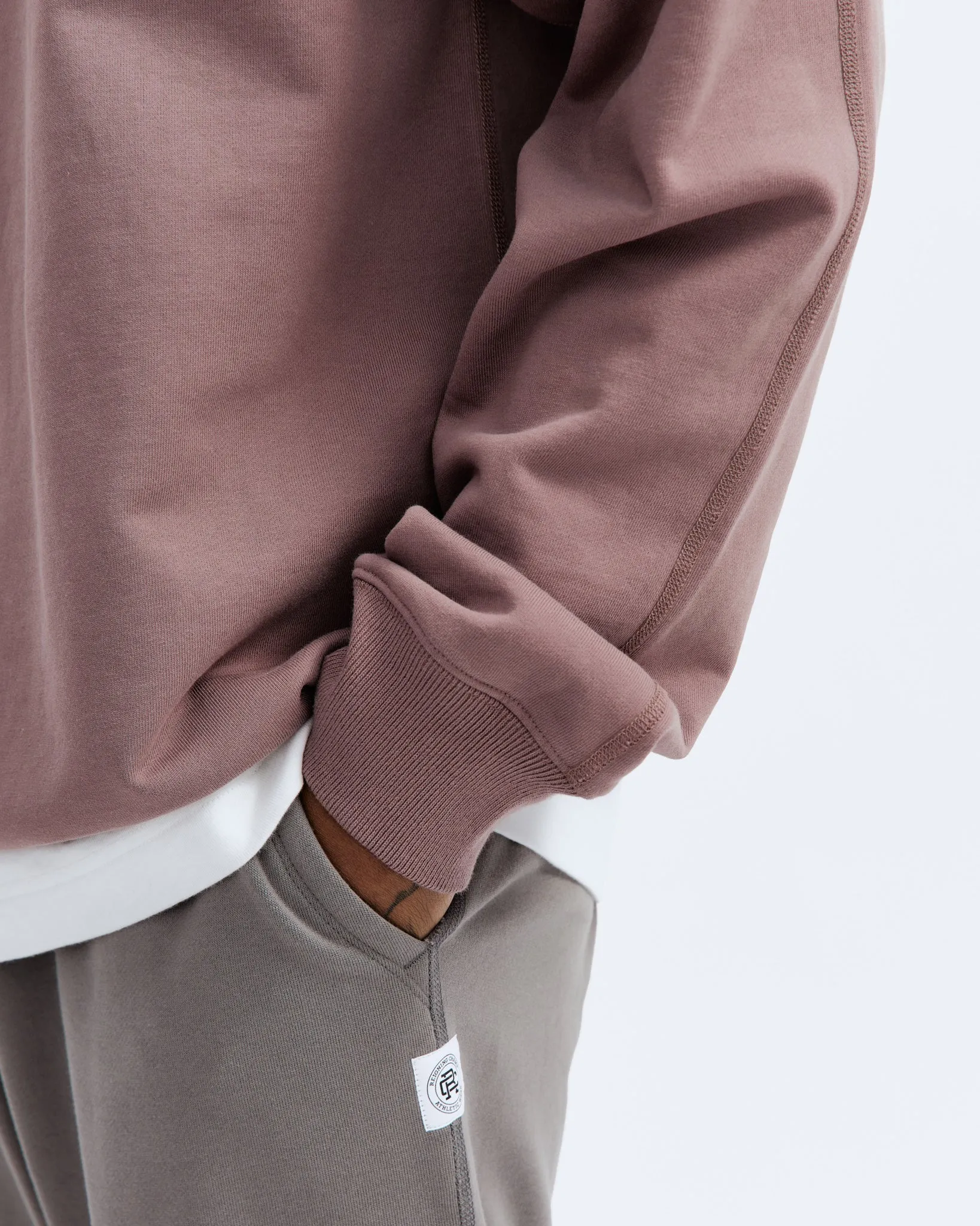 Midweight Terry Relaxed Crewneck - Vault