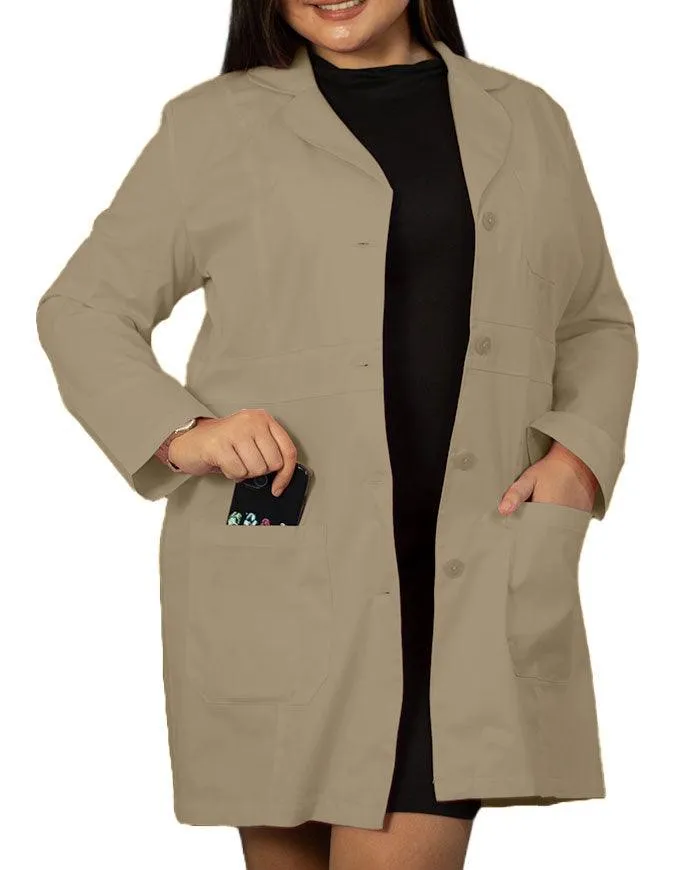 Panda Uniform Women 34 Inch Medical Lab Coat