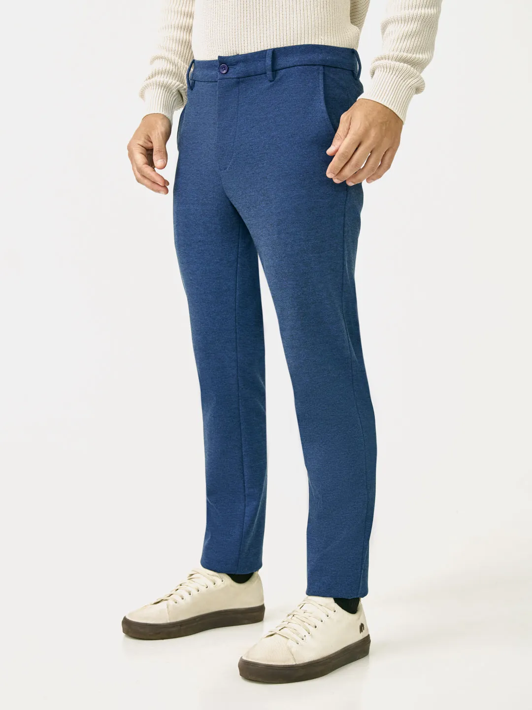 Prussian Blue Power Stretch Slim Fit Pants