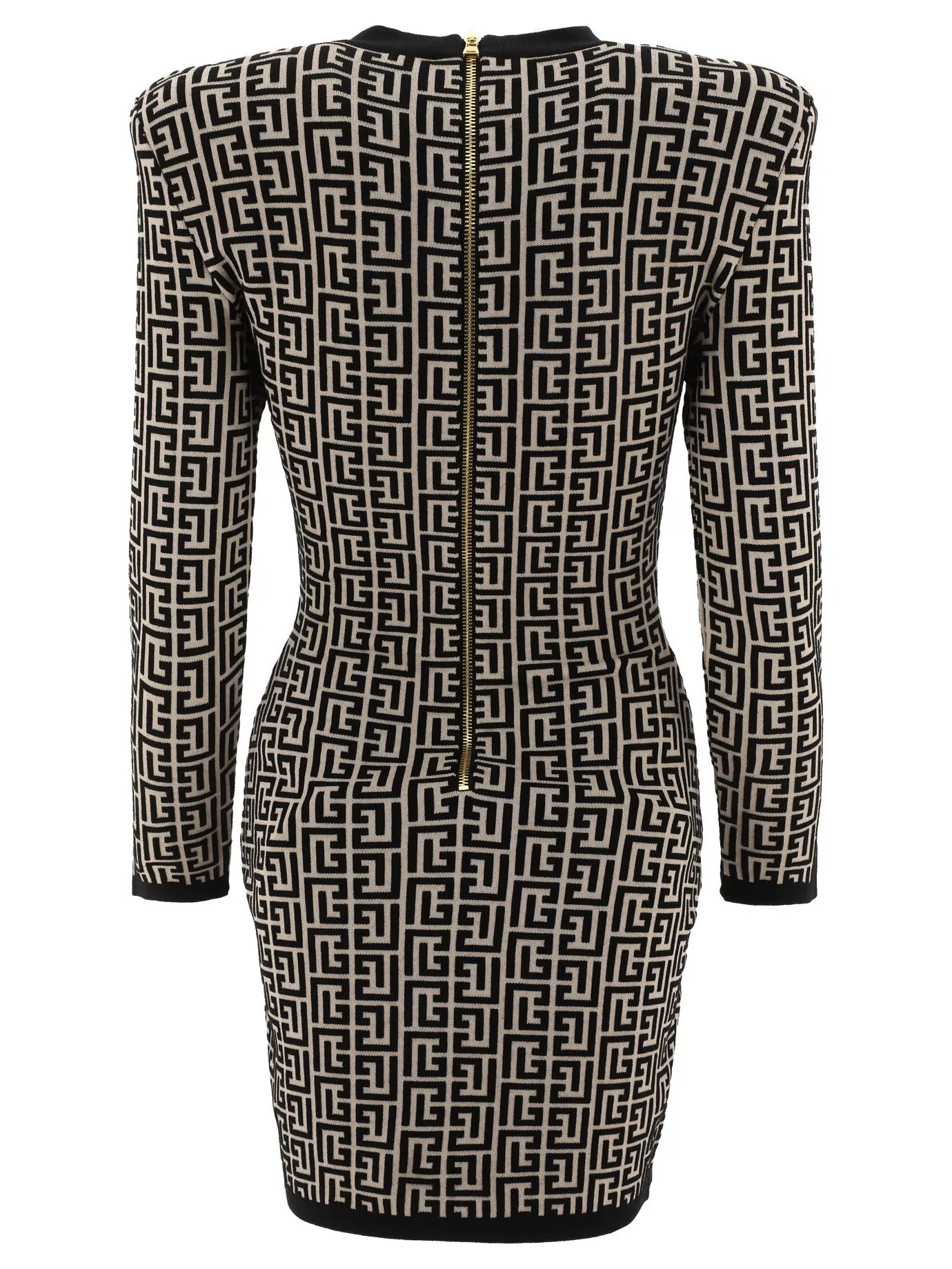 "MONOGRAM" JACQUARD DRESS